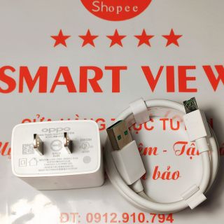 (SMV13 & SMV34) Bộ Sạc Oppo ( F1s, F3, F5, F7, A1k, A3s, A5s, A7, A9) 5V- 2A Cổng USB to Micro Chính Hãng