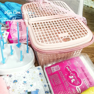 Giỏ đựng đồ đi sinh Việt nhật 45cm*32cm*24cm