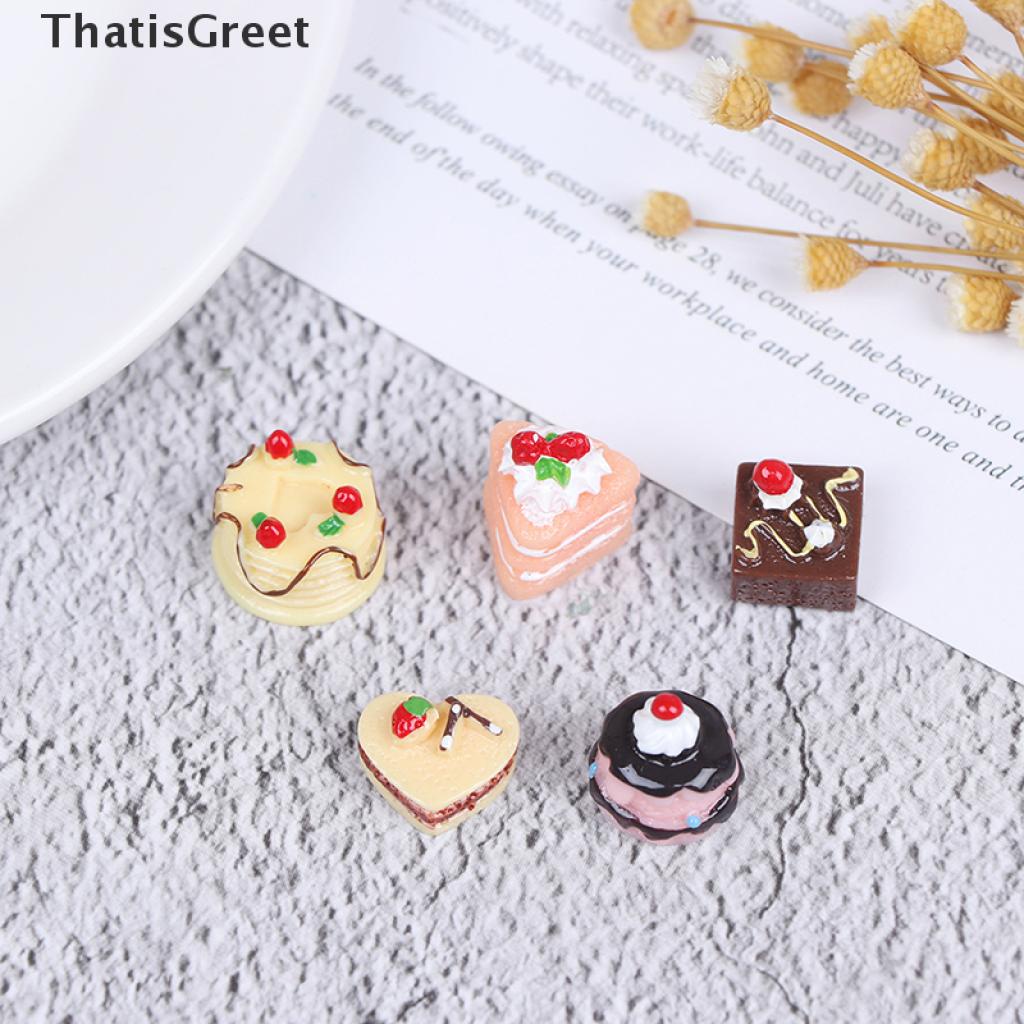 Bộ 5 Mô Hình Bánh Socola Mini Trang Trí Nhà Cửa
