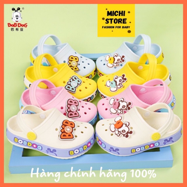 [RẺ VÔ ĐỊCH] Dép trẻ em chính hãng BOBDOG ICON siêu nhẹ siêu êm chống trơn trượt hiệu quả cho bé trai va