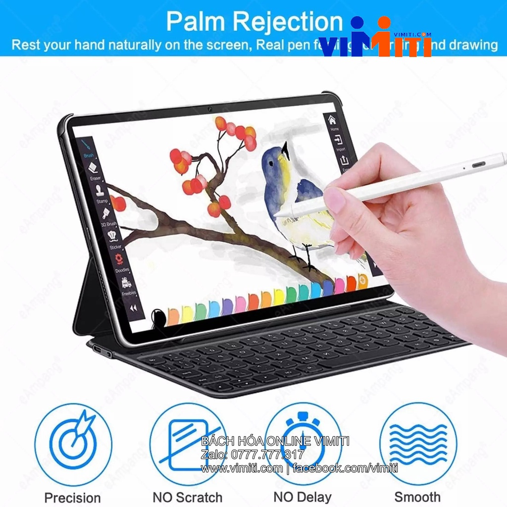 [ Xã kho  ] Bút cảm ứng thông minh tương thích mọi điện thoại và hệ điều hành,Lenovo Tab P11/ Tab P11 Pro Tab P11 Plus 2 | BigBuy360 - bigbuy360.vn