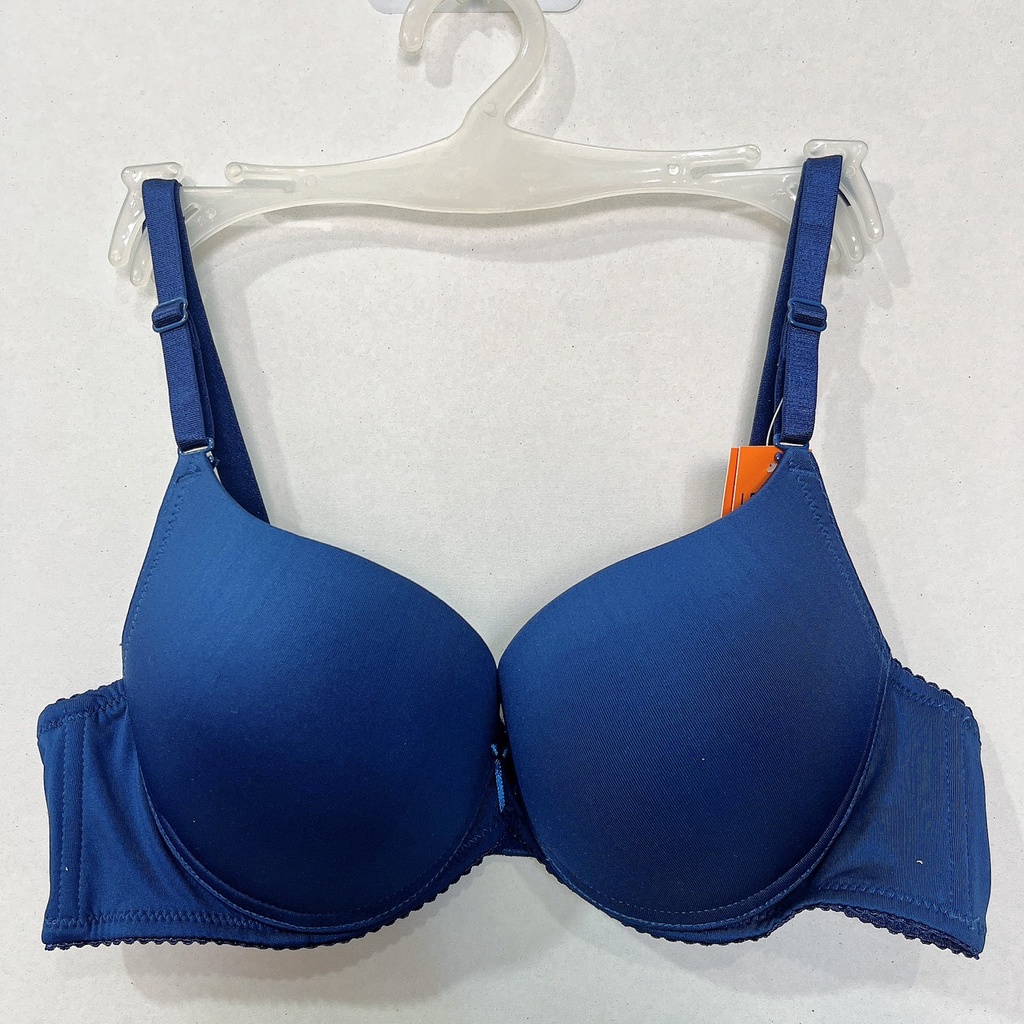 Áo ngực nữ ren nâng ngực tạo khe T909 có gọng cúp xéo mút dày mềm mịn mặc áo dài size 34-36-38