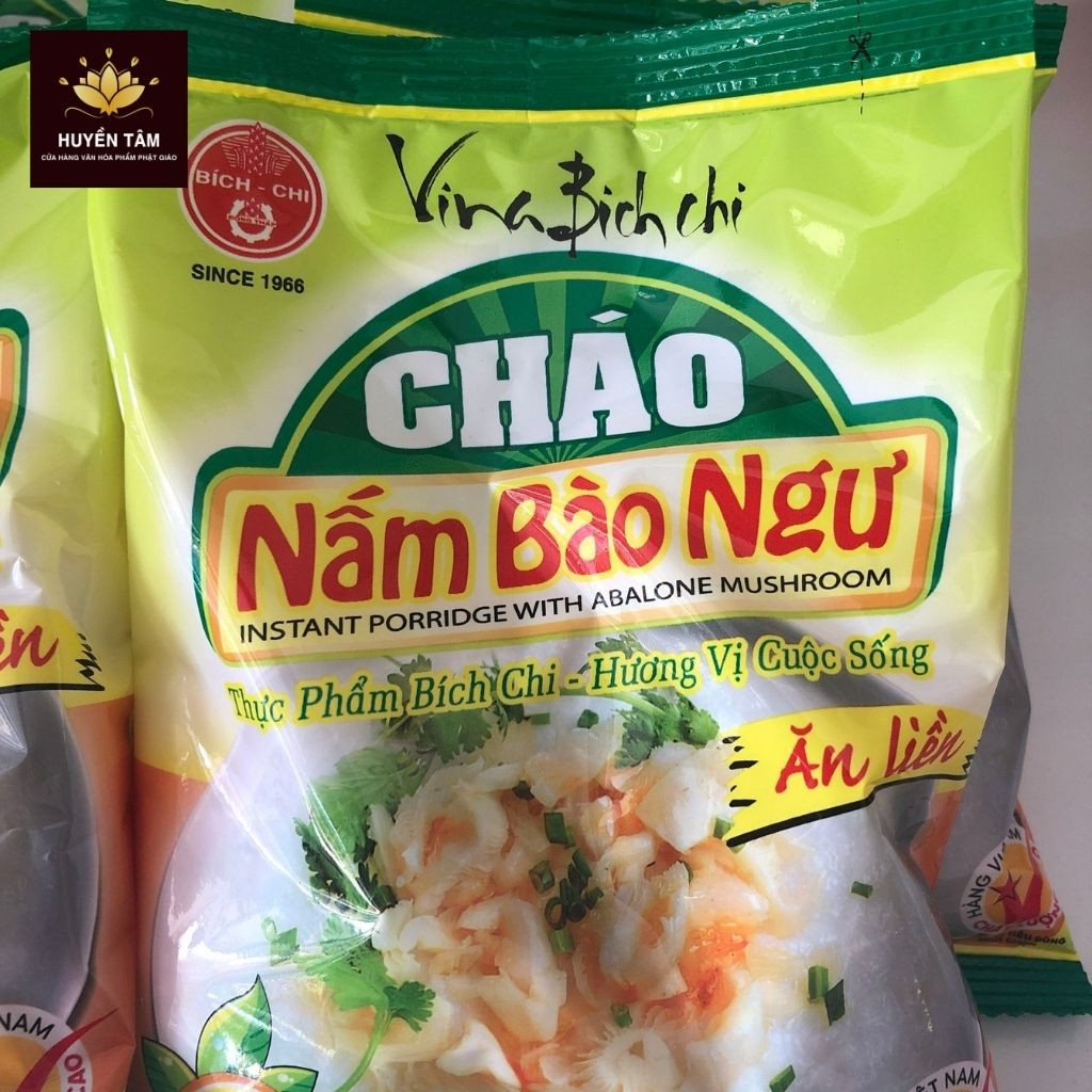 Cháo nấm chay bào ngư Bích Chi