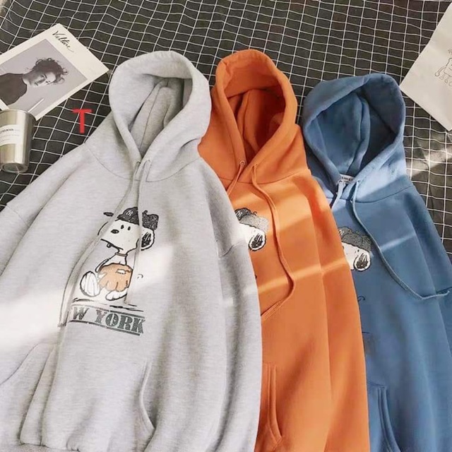 Áo hoodie cún New York DTR1019