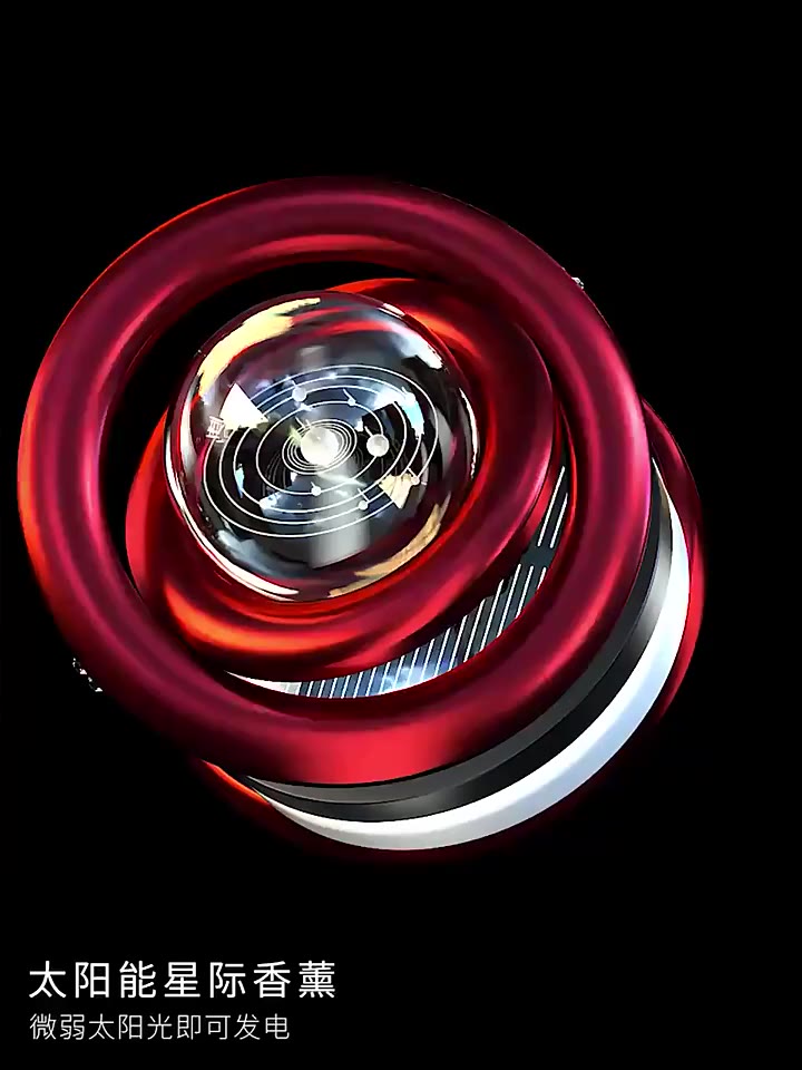 Nước Hoa Dạng Vòng Đôi Xoay Trang Trí Xe Hơi Sử Dụng Năng Lượng Mặt Trời Lâu Trôi | BigBuy360 - bigbuy360.vn