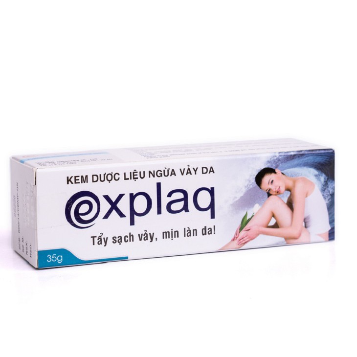 Kem dược liệu ngừa vảy da EXPLAQ (35g) - Tẩy sạch vảy, mịn làn da