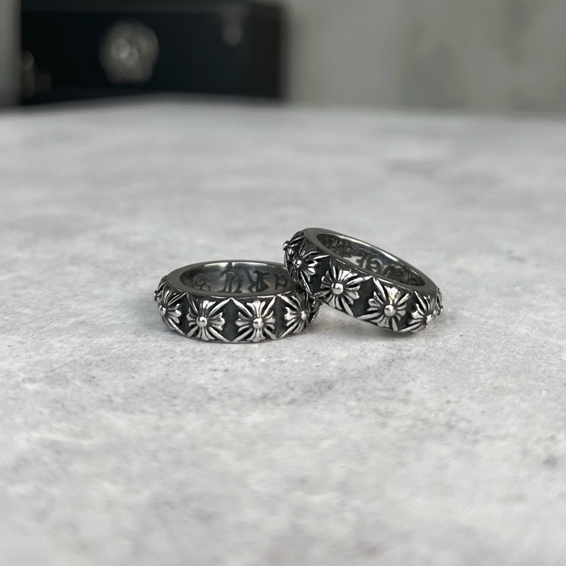 NHẪN CHROME HEART THÉP TITAN 10
