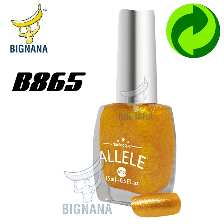 Các Tông Màu Nhũ, Bạc To Sang Trọng, Đỏ Vàng Trắng Da, Sơn Móng Tay Allele Chai 15ml Gam Màu Đẹp