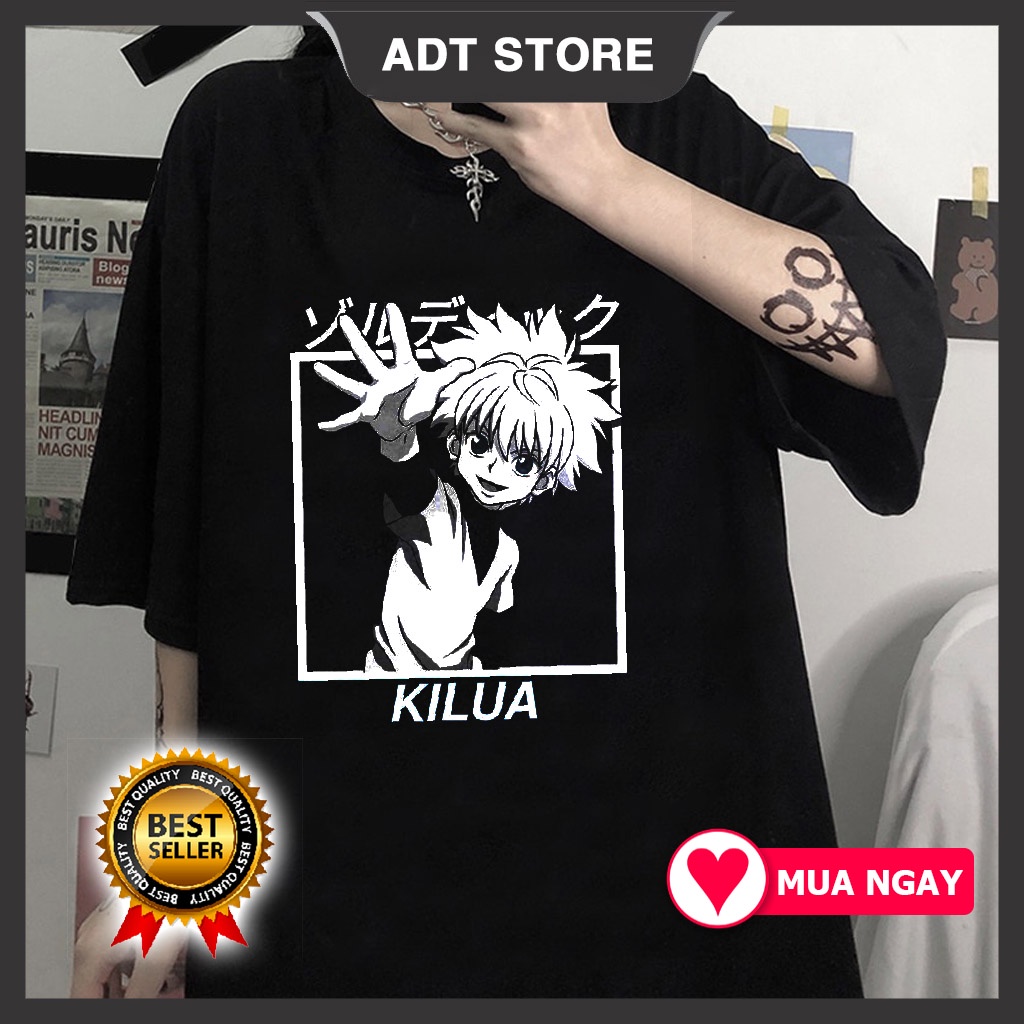 HOT🔥 Áo Phông Hunter x Hunter: Killua Zoldyck Eyes V3 Anime mẫu mới cực chât