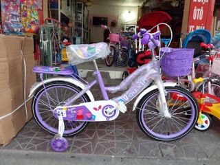 XE ĐẠP 2 KHUNG CHO BÉ GÁI .