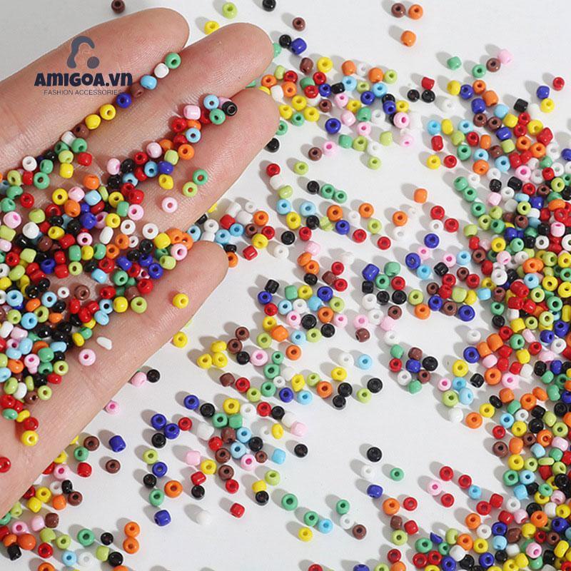 Hạt Cườm Màu Trơn Dùng Làm Kẹp Tóc/Kẹp Tóc/Trang Sức DIY