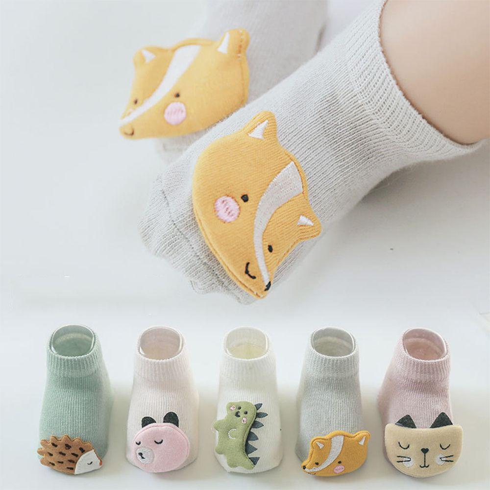 Vớ Cotton Mềm Mại In Họa Tiết Thú Hoạt Hình Thời Trang Thu Đông Cho Bé Sơ