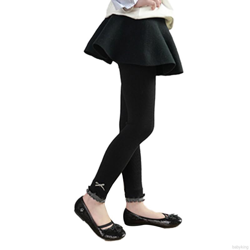 Quần thun bó dài 2 lớp màu xám/trắng/đen size M-XXL cho các bé gái | BigBuy360 - bigbuy360.vn