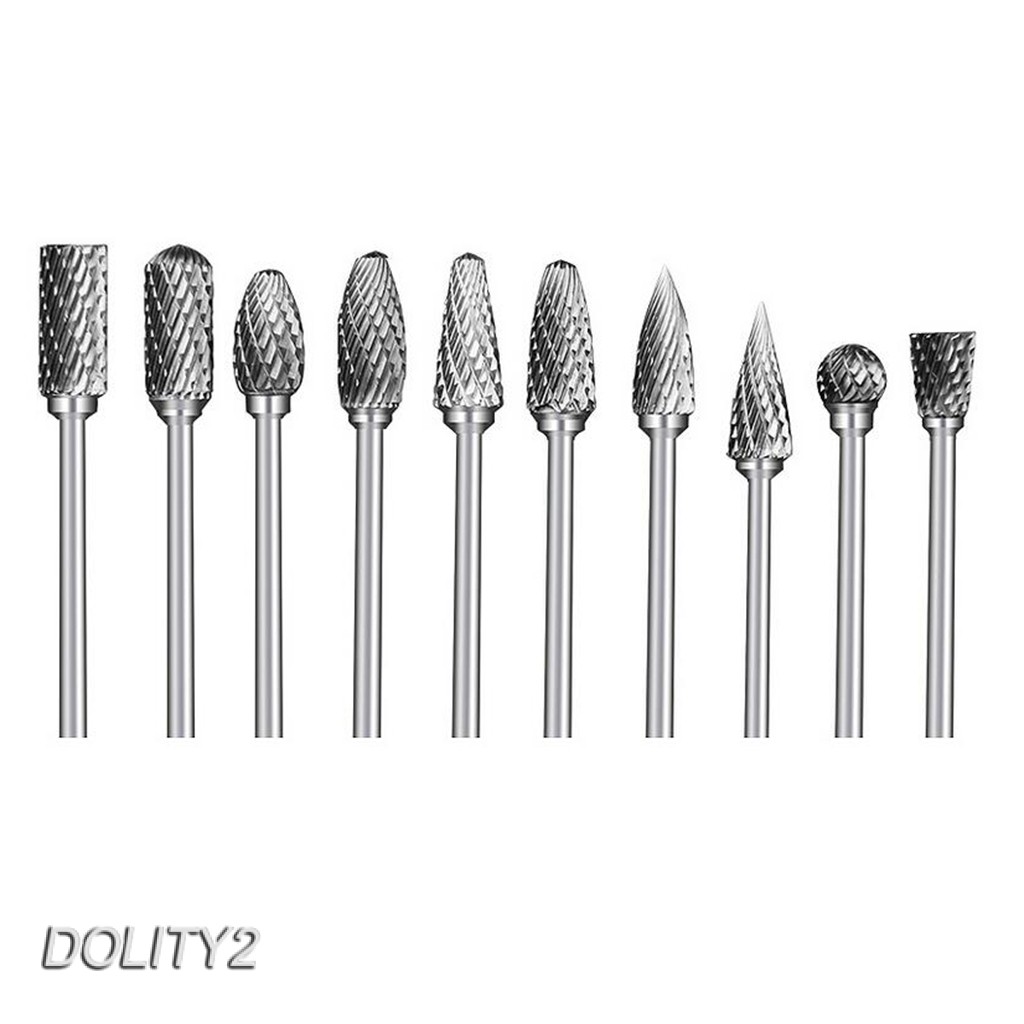 Double Slot Tungsten Carbide Burr Rotary File for Woodworking