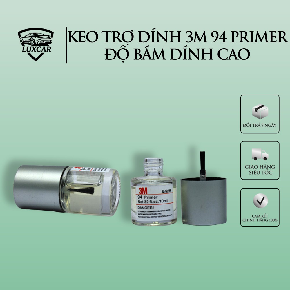 Keo trợ dính 3M 94 Primer tăng độ kết dính cho băng 2 mặt,hỗ trợ dán phụ kiện xe