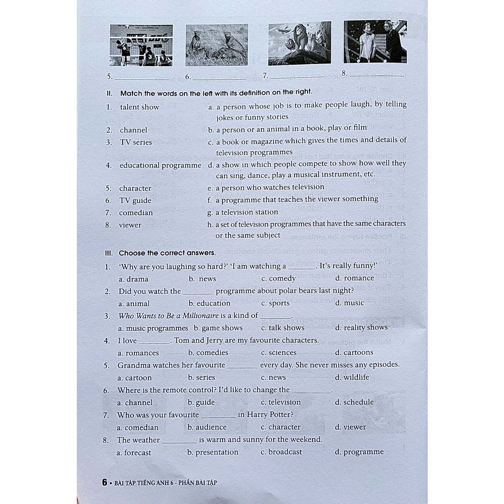 Sách - Bài tập Tiếng Anh 6 tập hai - Không đáp án - dùng kèm SGK Tiếng Anh 6 Global Success