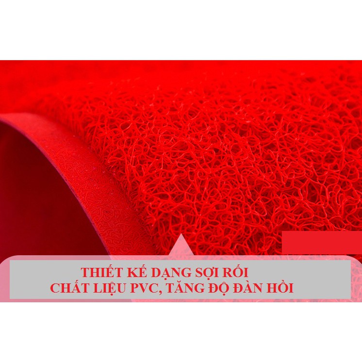 Thảm cửa Welcome chất liệu nhựa rối cỡ to 56x76cm mẫu mới tiện dụng