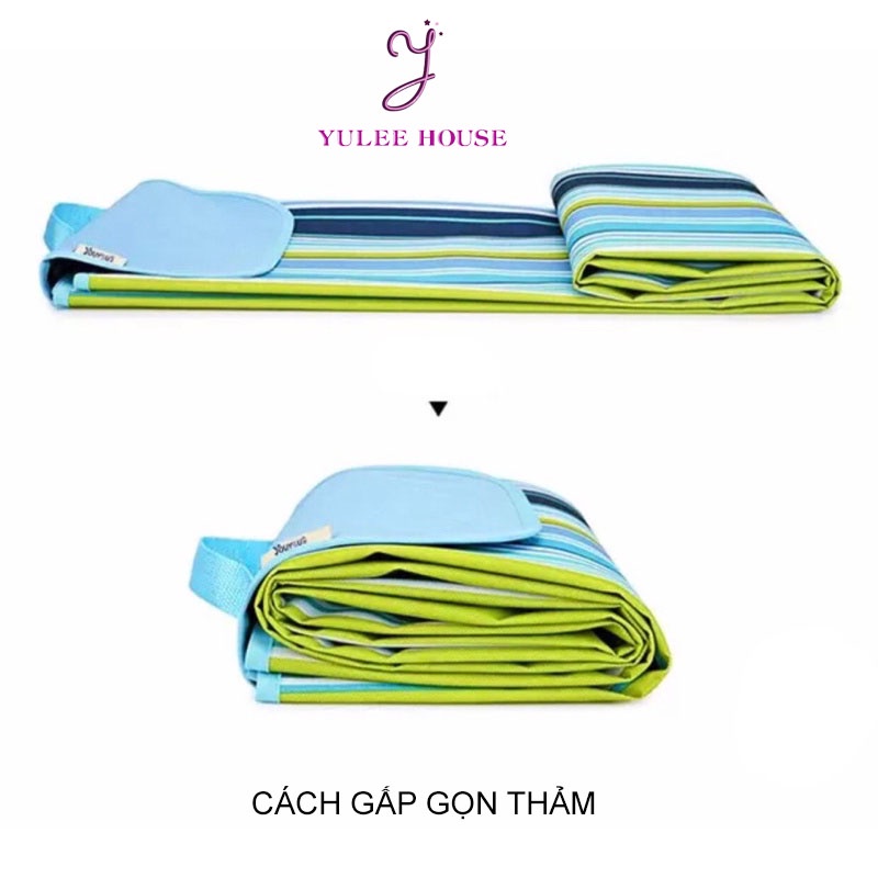 THẢM TRẢI BÃI BIỂN, DU LỊCH, PICNIC CHỐNG THẤM NƯỚC, GẤP GỌN - HÀNG LOẠI 1 - DẦY DẶN | BigBuy360 - bigbuy360.vn