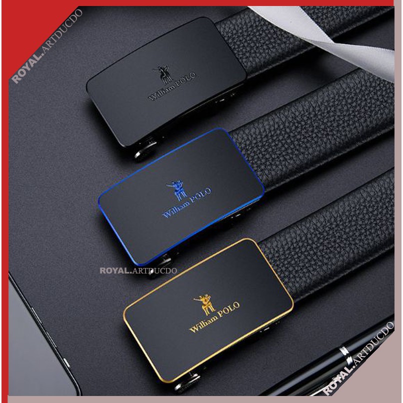 Thắt lưng nam cao cấp WilliamPOLO , dây nịt nam cao cấp ROYAL.ARTDUCDO - ART03
