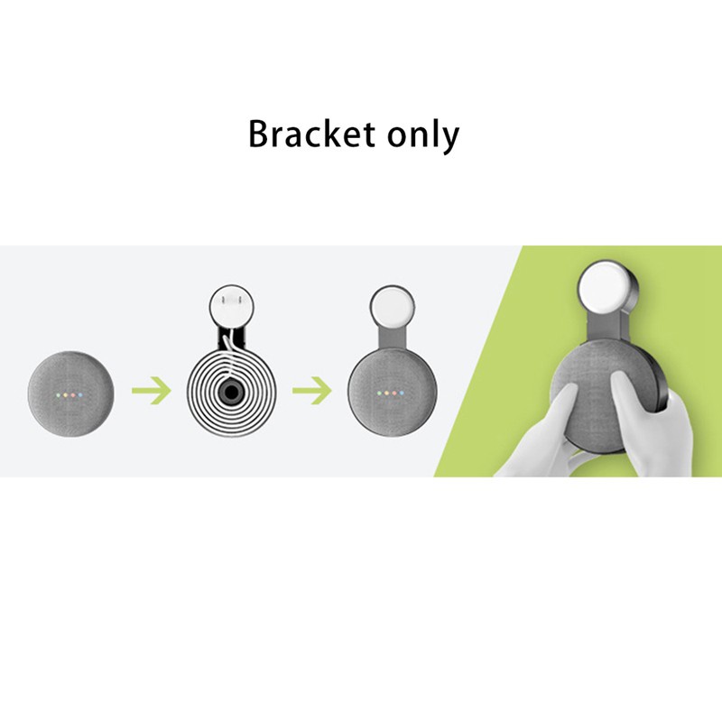 1 Giá Đỡ Gắn Tường Cho Google Nest Mini Đen