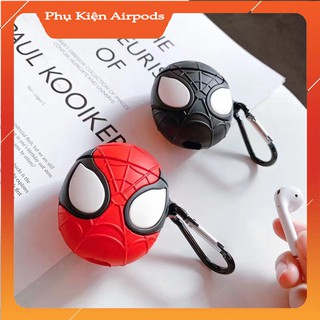 (TẶNG QUÀ - TẶNG 1 CASE BẤT KÌ) Case Airpods - Ốp Airpods 1/2/3 ( Pro ) - Nhện tròn vân