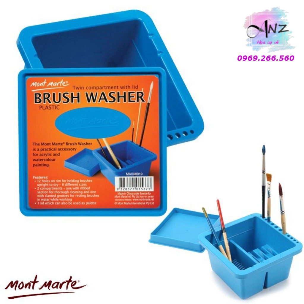 Xô rửa cọ Mont Marte
