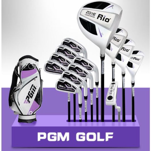 Bộ gây golf nữ PGM Rio II full set tập chơi 12 cây phiên bản mới shop GOLF PRO BV003