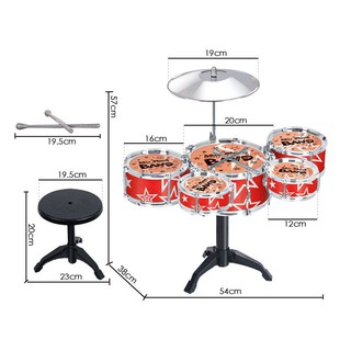 Bộ trống jazz drum 5 trống có ghế