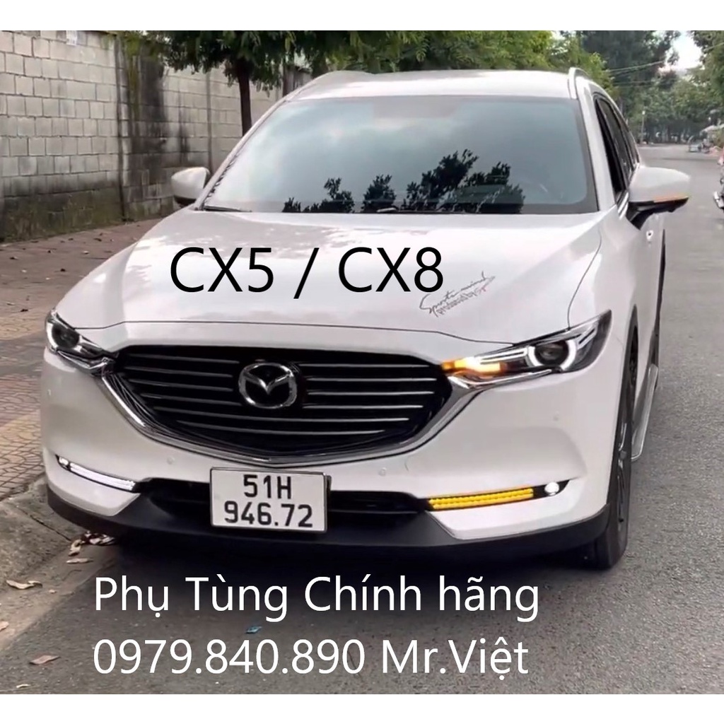Cặp Đèn Led gầm 2 màu Daylight + Xi nhan Audi cho Mazda CX5 CX8 ( 2018 - 2022 )
