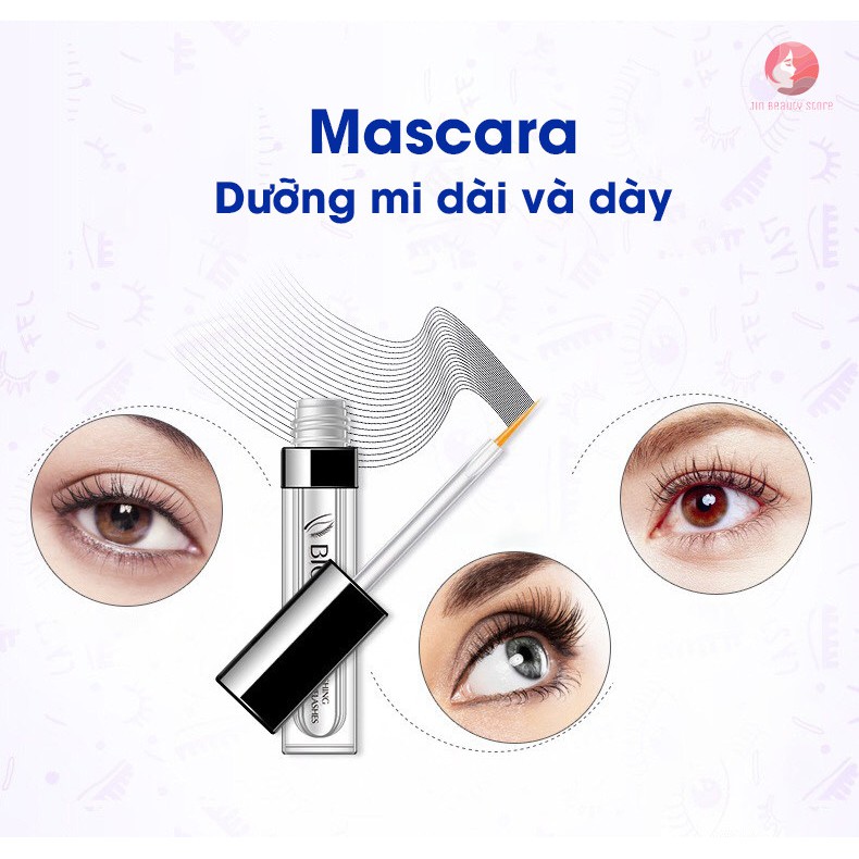 Serum dưỡng mi Bioaqua nourishing liquid eyelashes - Giúp mi dài và dày tự nhiên