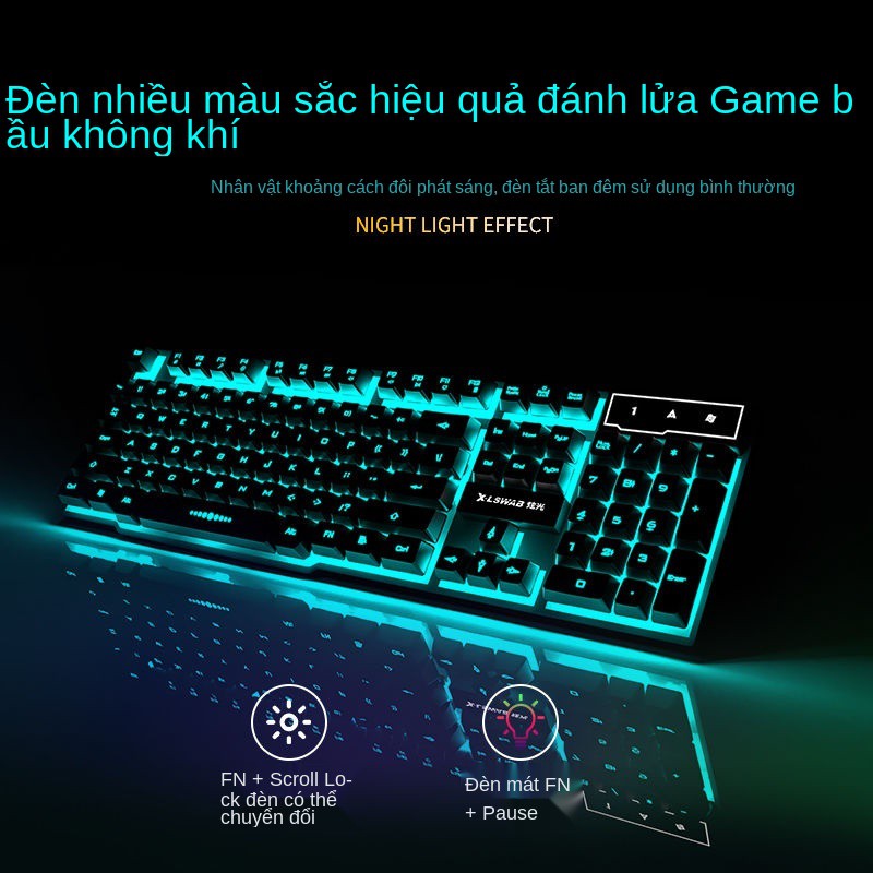 Bộ điều khiển chơi game có dây Wrangler cảm giác ba mảnh Máy tính để bàn