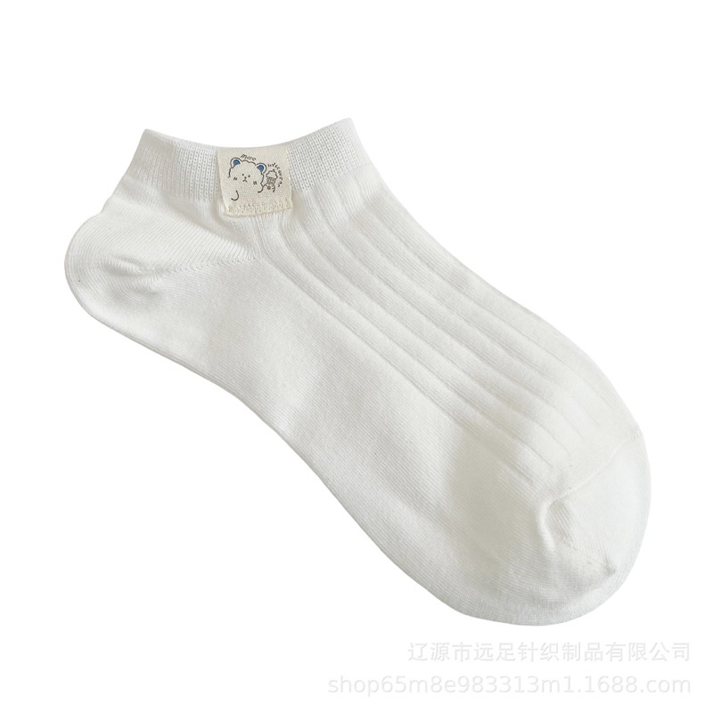 Vớ Tất Cổ Ngắn Icon TEM vải cotton kháng khuẩn, hàng loại 1 bao đổi trả dành cho cả nam và nữ MRSOCKS - VN025