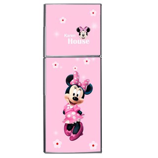 Decal trang trí tủ lạnh mẫu Minie 1 chống thấm cao cấp