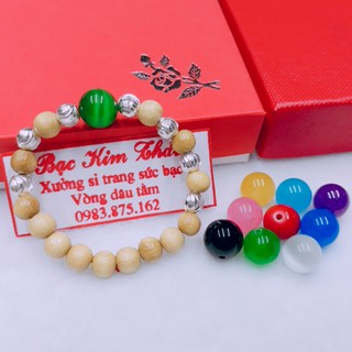 Vòng dâu tằm bé mệnh mộc