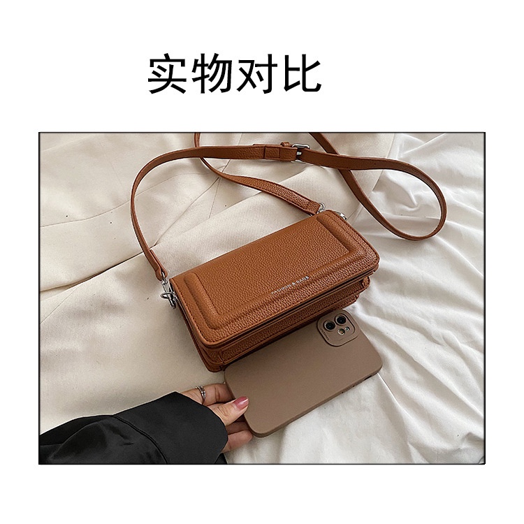 Túi Đeo JASMIN NOIR Chéo Vai Bằng Da PU Có Khóa Dành Cho Nữ