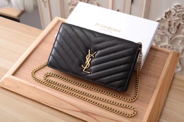 Túi đeo chéo Clutch nhiều mẫu màu đen hàng fullbox có hộp