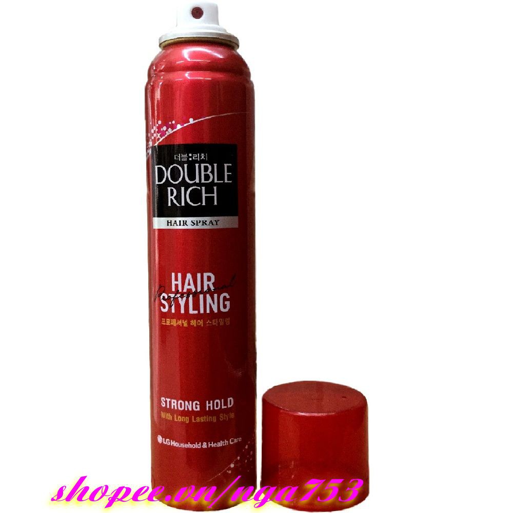 Keo Xịt Giữ Nếp Tóc Double Rich Hair Spray 170ML 100% chính hãng