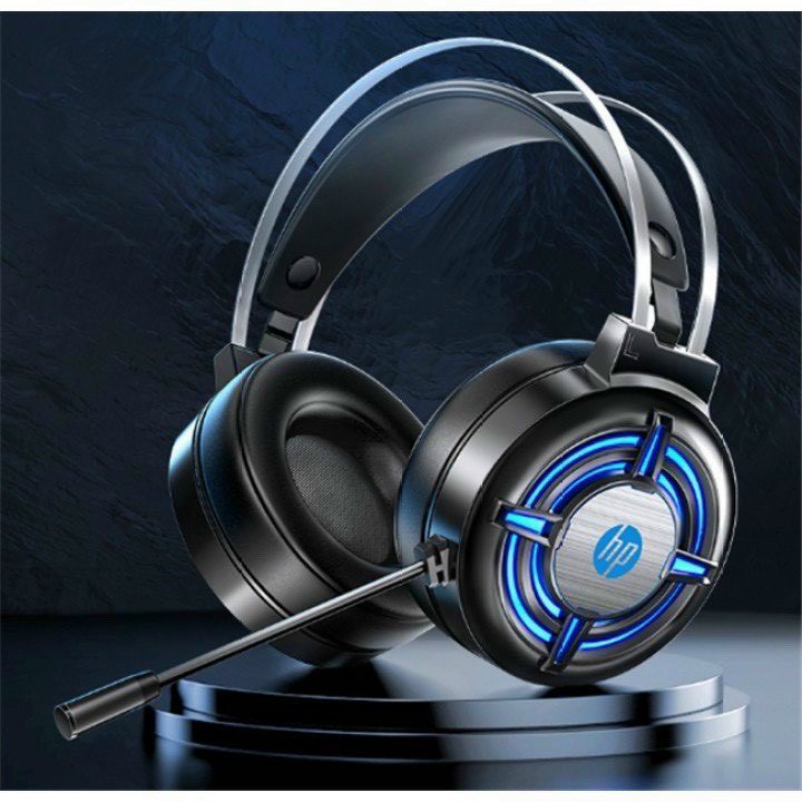 Tai Nghe Máy Tính Có Mic Gaming Led Rgb Headphone Chụp Tai HP H120G Tai Nghe Laptop Nghe Nhạc Chơi Game Có Dây