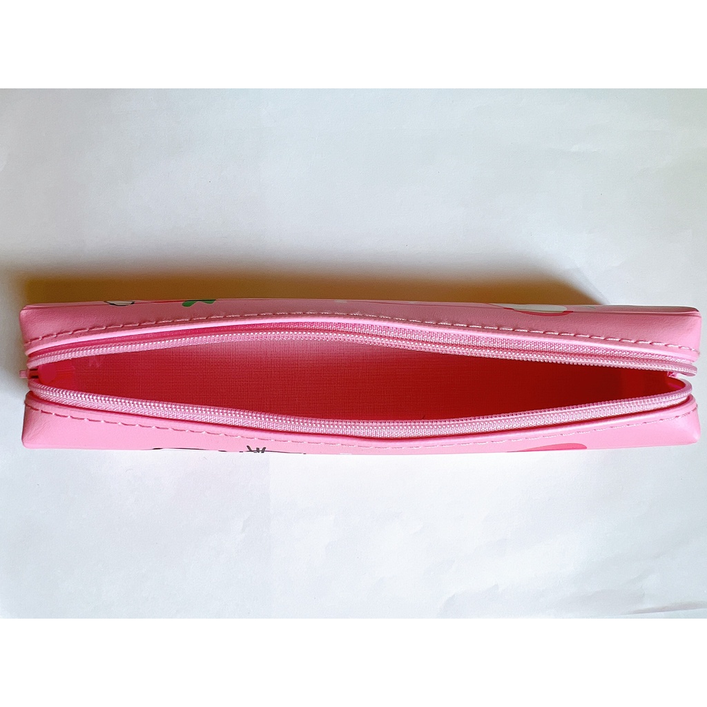 Túi đựng bút vải canvas in họa tiết hoạt hình đáng yêu tiện lợi