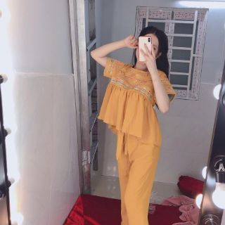 Sét bộ thêu thổ cẩm