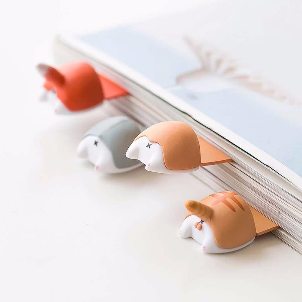 PEWANY Thẻ Đánh Dấu Trang Sách Hình Chuột Hamster 3D Dễ Thương