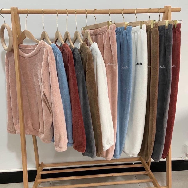 Bộ ngủ lông mềm siêu ấm