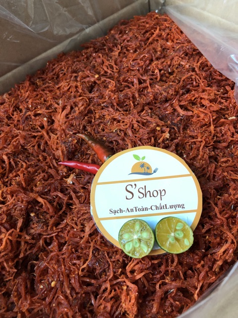Khô bò sợi cary 500g