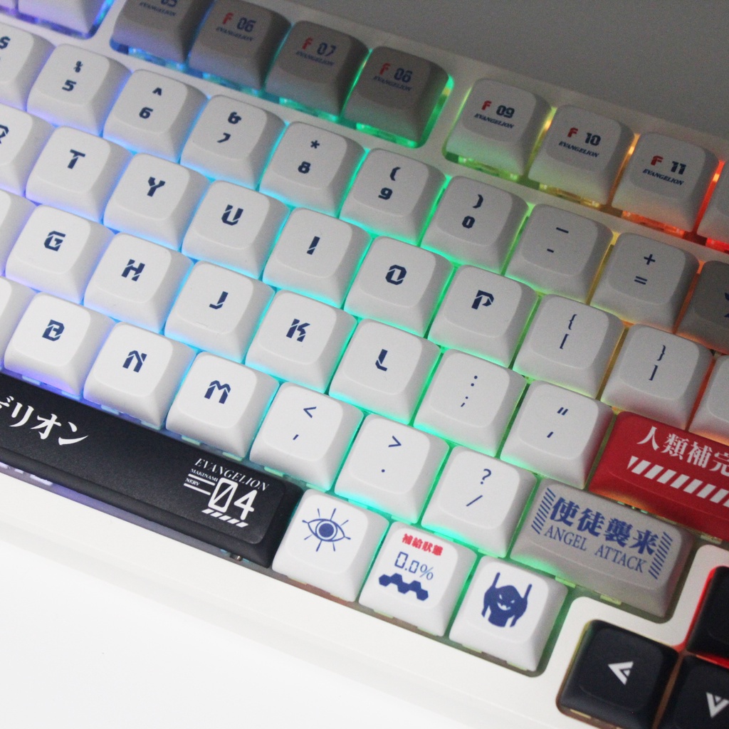 EVA-04 Keycaps XDA Hồ sơ EVANGELION Chủ đề Anime PBT DYE SUB Bàn phím cơ Keycaps