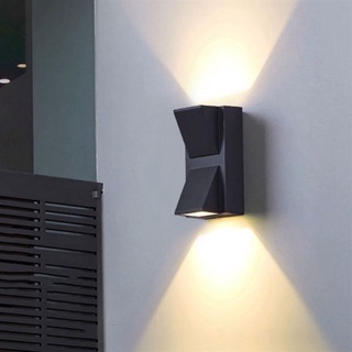 Đèn tường ngoài trời chiếu hắt 2 đầu cao cấp