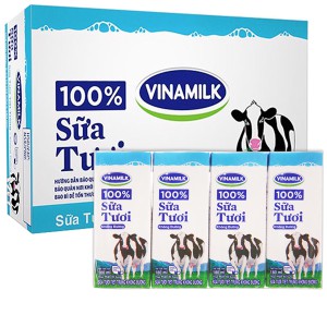 Sữa Vinamilk ❤FREESHIP ❤Sữa Tươi Vinamilk  - Sữa Tươi không Đường 180ml, 48hộp, Sữa Vinamilk không đường ,vinamilk