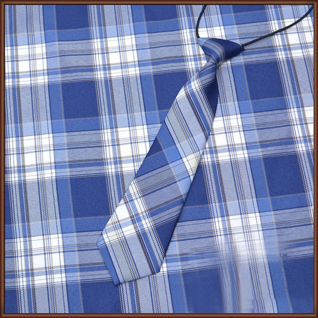 Cà Vạt 28cm Họa Tiết Caro Thời Trang Cho Nam Nữ