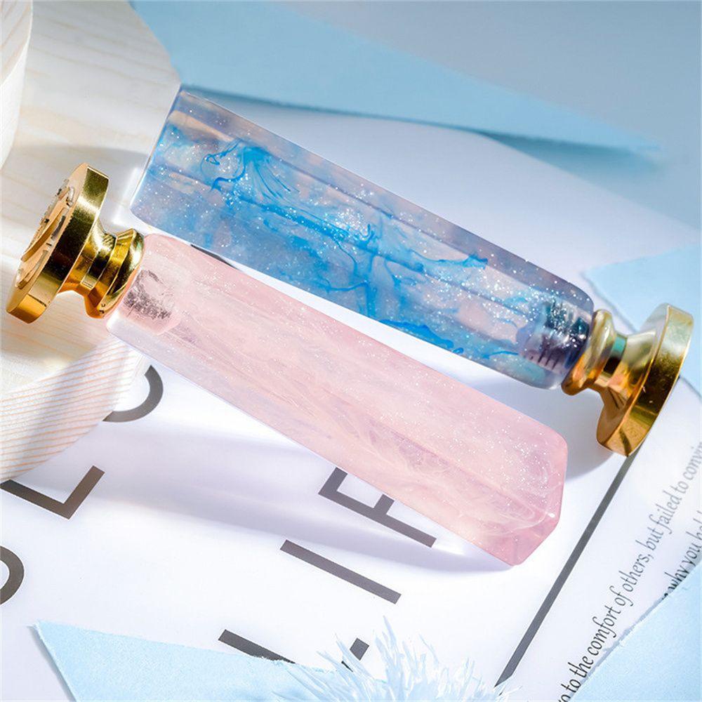 Tay Cầm Gắn Con Dấu Niêm Phong Bì Thư Bằng Kim Loại Phong Cách Retro DIY