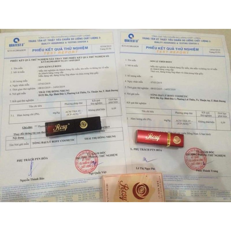 Son Kem Lì [FREESHIP] Son Rosy- Không chì, không thủy ngân, bền màu | BigBuy360 - bigbuy360.vn