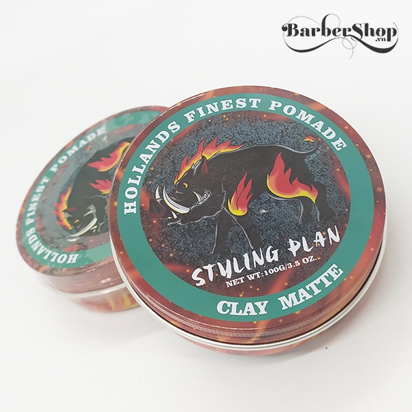 Sáp Vuốt Tóc Styling Plan Pomade 100gr Tạo Kiểu, Giữ Nếp Cho Tóc. HÀNG CHÍNH HÃNG